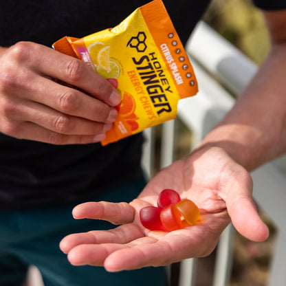 Honey Stinger Organic Citrus Splash Energy Chews – Glutenfrei & Koffeinfrei, für Sport & Performance, 21,6 Unzen (12er-Pack)
