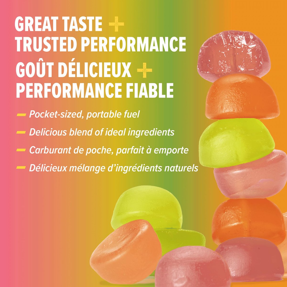Honey Stinger Organic Citrus Splash Energy Chews – Glutenfrei & Koffeinfrei, für Sport & Performance, 21,6 Unzen (12er-Pack)