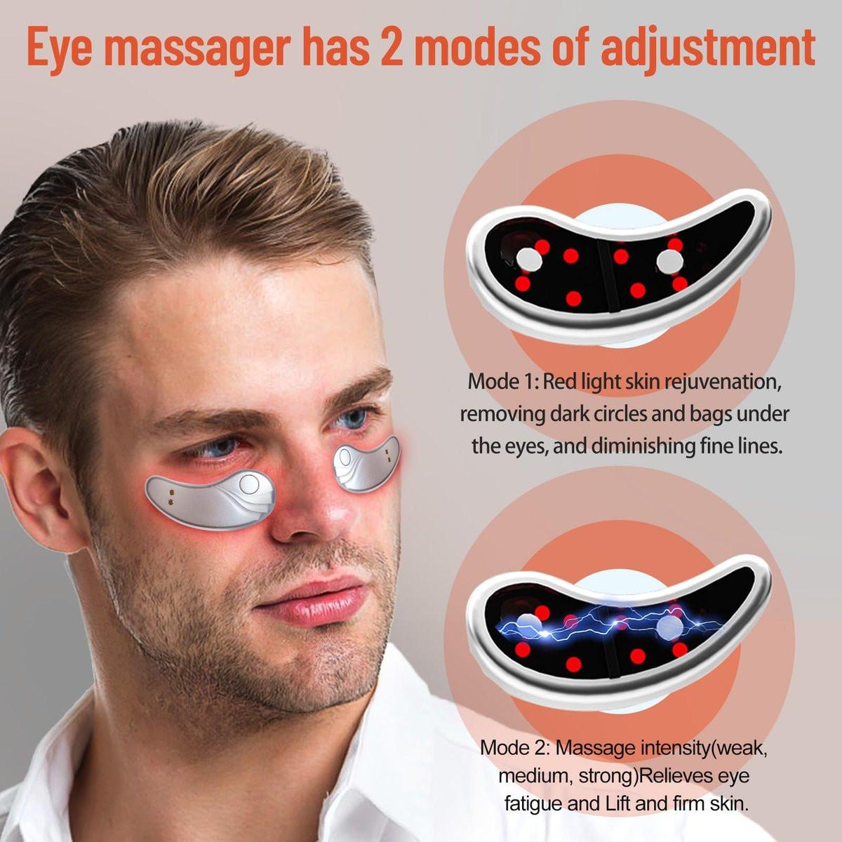 Revita Eyes Rote-Licht-Therapie Augenpads – Tragbare Unteraugen-Massagepads zur Reduzierung von Augenringen und Tränensäcken