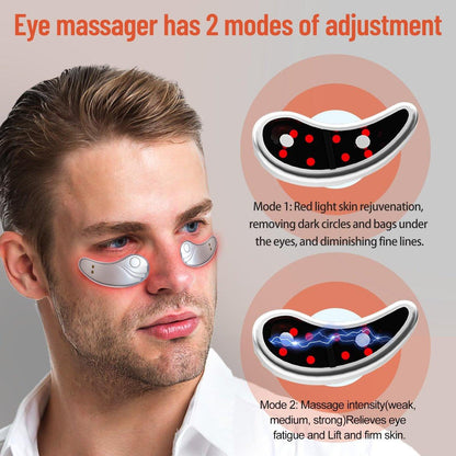 Revita Eyes Rote-Licht-Therapie Augenpads – Tragbare Unteraugen-Massagepads zur Reduzierung von Augenringen und Tränensäcken