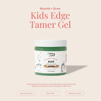 Cristina's Curls Edge Control Gel – Anti-Frizz & Non-Flaking für Locken, Baby Hairs und Flyaways, kindersichere Formel (118 ml)