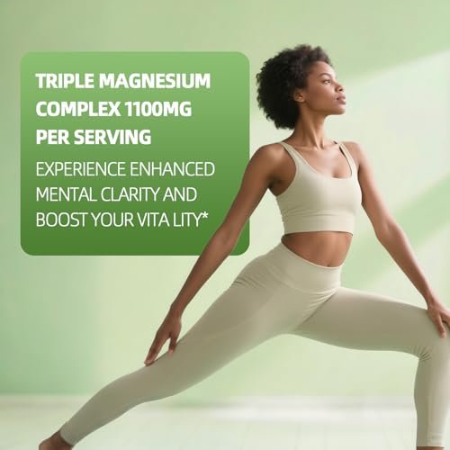 GREENPEOPLE Magnesium Glycinat Liquid Drops – 17-in-1 Triple Magnesium Komplex mit Glycinat 400mg, Citrat 500mg, Taurat & L-Theanin für Ruhe, Muskeln & Schlaf, Erdbeergeschmack, 118 ml