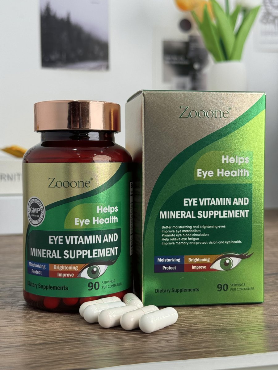 zooone Lutein und Zeaxanthin Augenvitamine – Sehkraft Unterstützung mit Vitamin C, E, Zink, Kupfer – 90 Kapseln für Erwachsene und Senioren