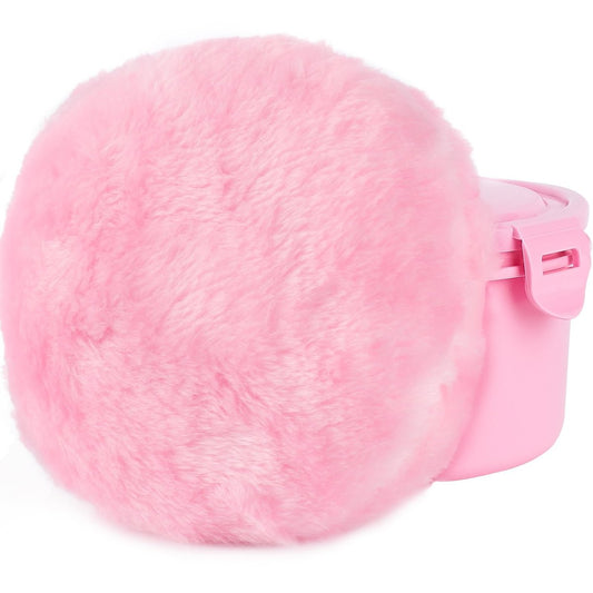 WSYUB Body Powder Puff – 6 Zoll Extra-Großer, Ultraweicher Samt-Puderquast in Pink