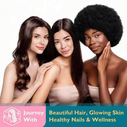 Ficpoud Biotin Gummis für Haare, Haut und Nägel – Vegan, 60 Stück, 30-Tage-Vorrat