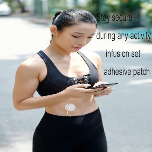 60 Stück Universal-Klebepflaster für CGM und Insulinpumpen, 0,8 Zoll Loch atmungsaktive durchsichtige Patches & wasserdichte Sensorabdeckungen, 10-14 Tage CGM-Schutz, vorgeschnittenes Klebeband, hautfreundliche Überpflaster