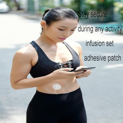 60 Stück Universal-Klebepflaster für CGM und Insulinpumpen, 0,8 Zoll Loch atmungsaktive durchsichtige Patches & wasserdichte Sensorabdeckungen, 10-14 Tage CGM-Schutz, vorgeschnittenes Klebeband, hautfreundliche Überpflaster