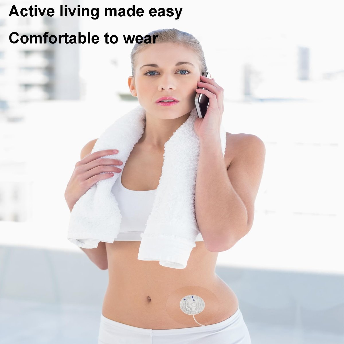 60 Stück Universal-Klebepflaster für CGM und Insulinpumpen, 0,8 Zoll Loch atmungsaktive durchsichtige Patches & wasserdichte Sensorabdeckungen, 10-14 Tage CGM-Schutz, vorgeschnittenes Klebeband, hautfreundliche Überpflaster