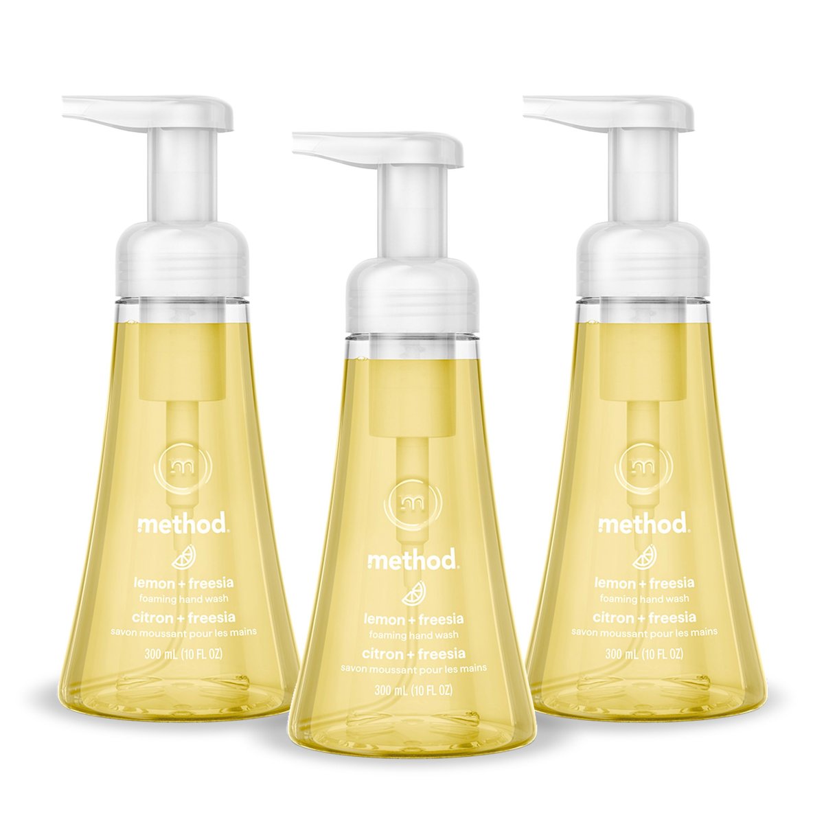 Method Schaumhandseife, Zitrone + Freesie, 10 fl oz, 3er-Pack