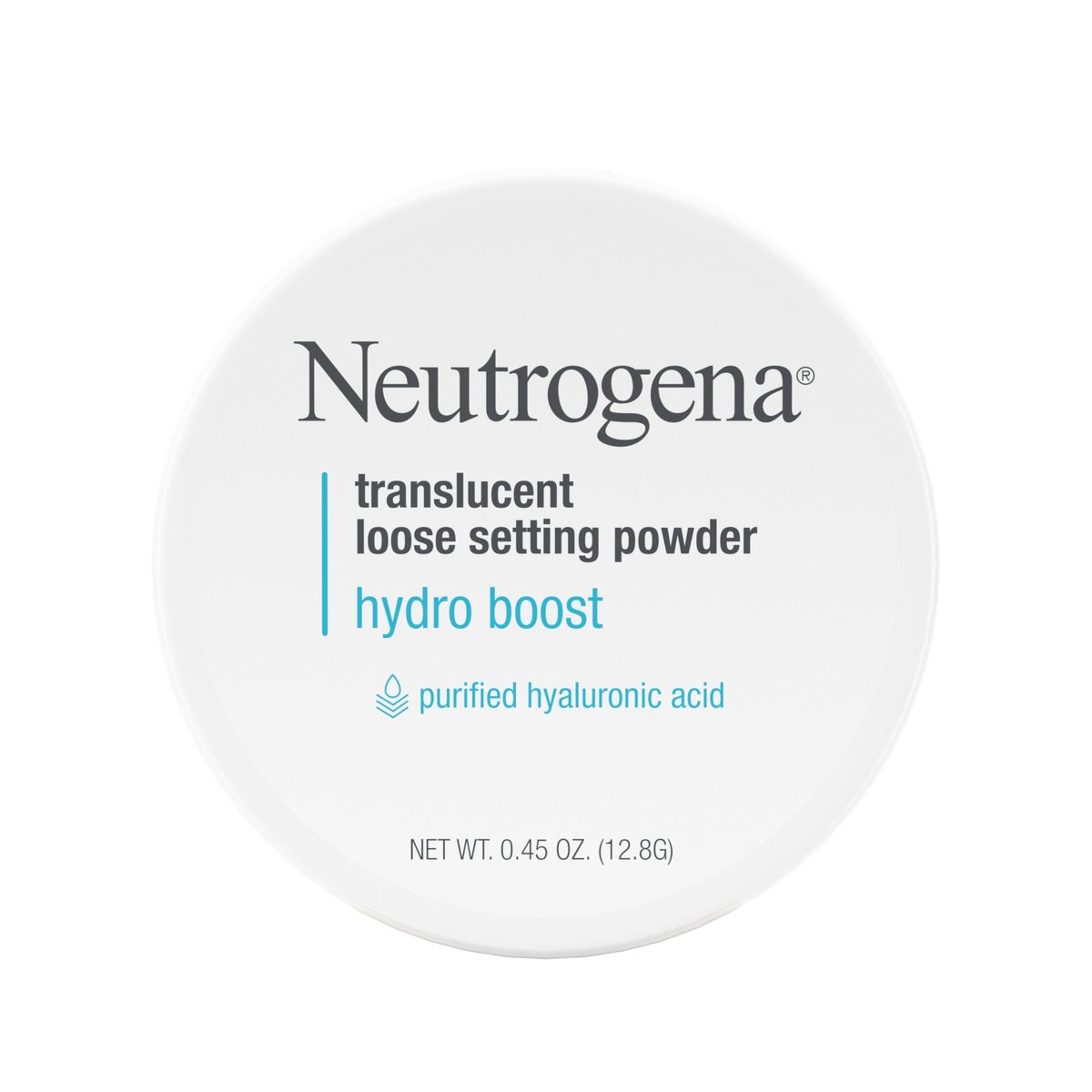 Neutrogena Hydro Boost Translucent Loose Setting Powder mit Hyaluronsäure für glatte Haut, kaschiert Unreinheiten und fixiert Make-up, leichter Gesichtspuder, 12,5 g