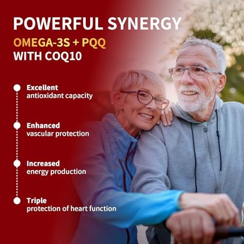 ZEBORA CoQ10 600 mg Weichkapseln - Hochdosiertes Coenzym Q10 mit PQQ, Omega-3 & BioPerin - Hochabsorbierbares CoQ10 Antioxidans für Herzgesundheit & Energieproduktion, 120 Weichkapseln