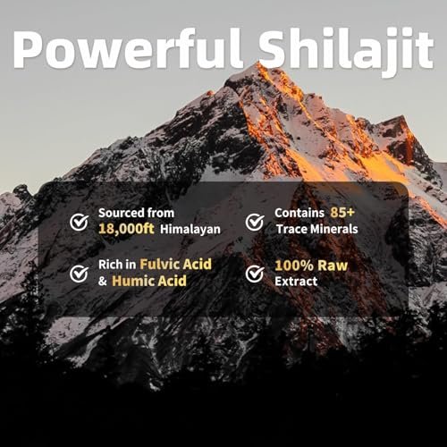 BBEEAAUU Shilajit für Männer mit Sea Moss & Ashwagandha – 12-in-1 Himalaya-Shilajit-Kapseln mit Coenzym Q10, Fulvinsäure & Huminsäure, Löwenmähne, Unterstützt Energie & Immunität, 120 Kapseln