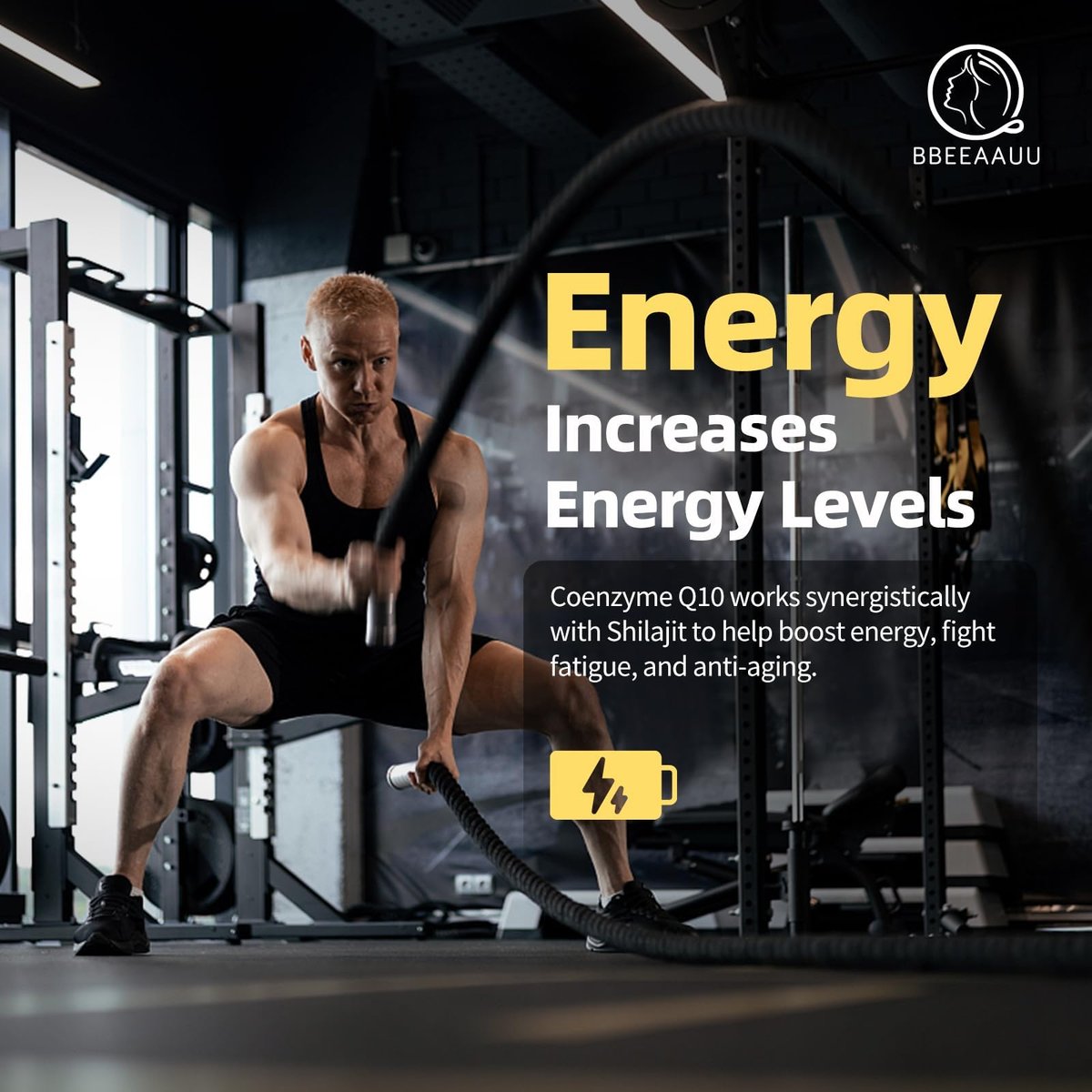 BBEEAAUU Shilajit für Männer mit Sea Moss & Ashwagandha – 12-in-1 Himalaya-Shilajit-Kapseln mit Coenzym Q10, Fulvinsäure & Huminsäure, Löwenmähne, Unterstützt Energie & Immunität, 120 Kapseln