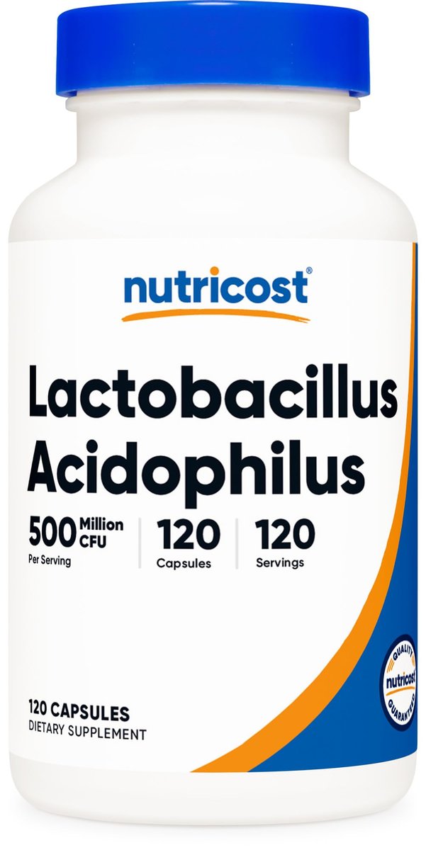 Nutricost Lactobacillus Acidophilus 500 Millionen KBE pro Portion (120 Kapseln)