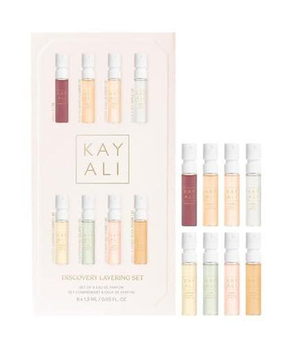 Huda KAYALI Beauty Discovery Parfüm-Layering Geschenkset mit 8 Eau de Parfum Proben (8 x 1,5 ml)