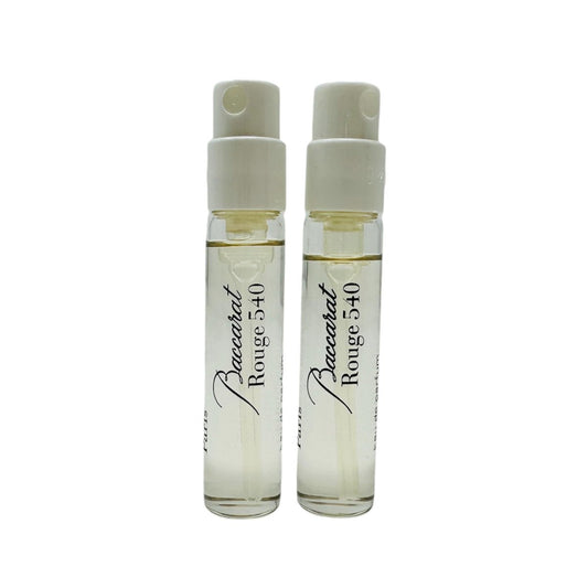 In1mart 2x Baccarat Rouge 540 Eau De Parfum Probe-Vial 0,06 fl.oz/ 2ml