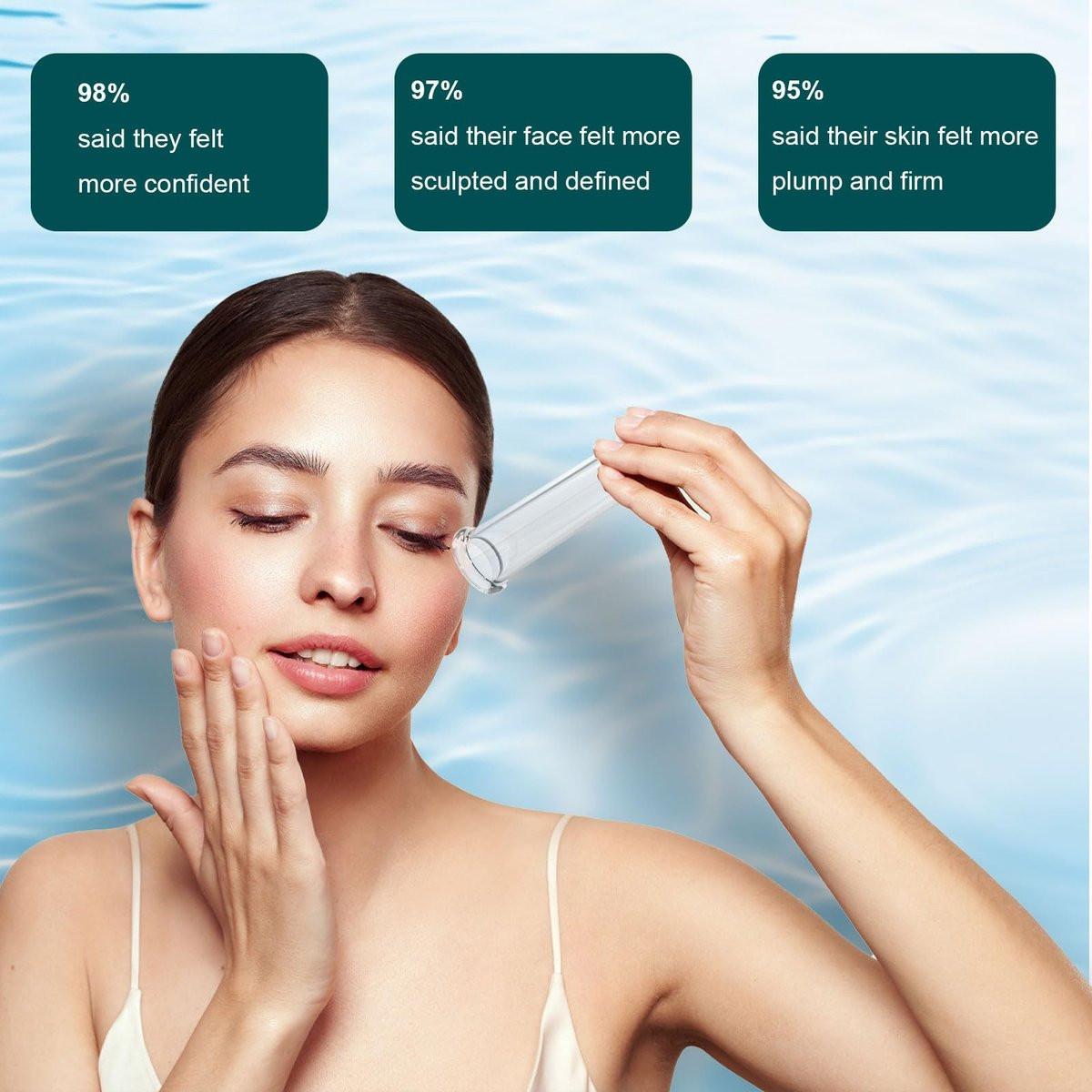 Elektrisches Gesichts-Cupping-Set für das Gesicht mit Doppelbecher-Nutzung – 3-in-1 Gesichts-Cupping, Gua Sha & Massage-Tools für die Hautpflege – Multifunktionaler Gesichts-, Hals- und Augen-Cupping-Massagegerät gegen Falten, 3 Modi, 9 Stufen