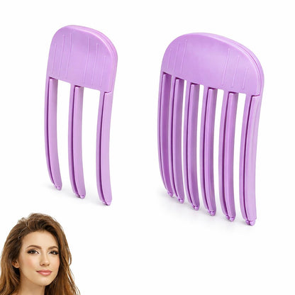 Haarvolumen-Clip 2er-Pack für flauschige Frisuren – faltenfreier Haarvolumen-Kamm zur Wurzelanhebung für volles, hohes Styling – ideal zum Föhnen für Männer & Frauen