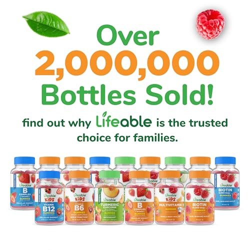 Lifeable Teens Biotin 10000 mcg Gummis | Vitamin B7 | Veganes Biotin-Präparat | Lecker schmeckende Biotin-Gummis für Haarwachstum, gesunde Haut und Nägel | Biotin-Vitamine für Teenager | 90 Gummis