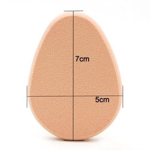 5er-Pack Beige Make-up Schwamm – Superweicher Kosmetikschwamm für nahtloses Foundation-Auftragen, wiederverwendbar & waschbar
