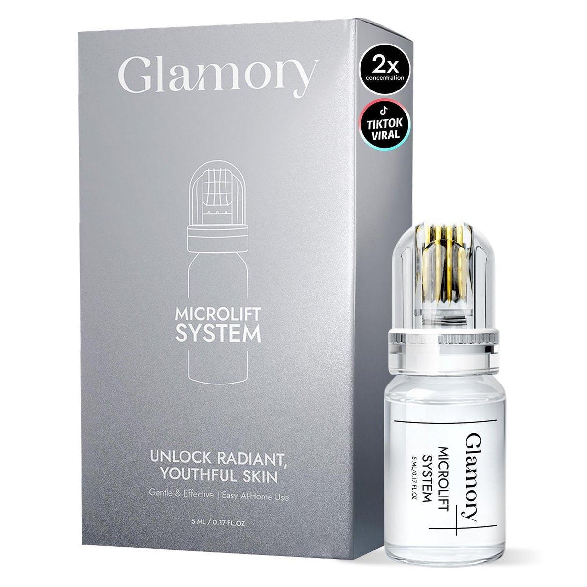 Original Glamory Radiant Flawless Skin Micro Infusion Kit – Heim-Facial-System mit 0,25 mm Nadeln für strahlende Haut