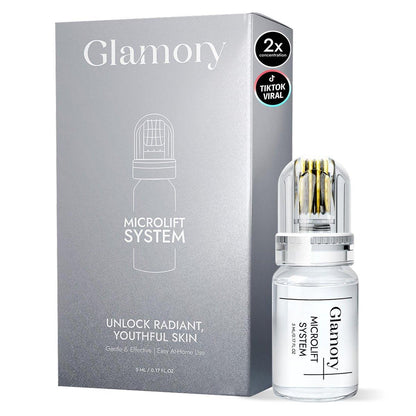 Original Glamory Radiant Flawless Skin Micro Infusion Kit – Heim-Facial-System mit 0,25 mm Nadeln für strahlende Haut