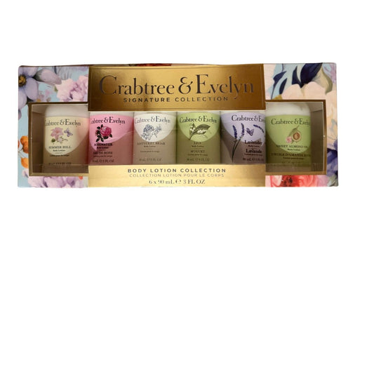 Crabtree & Evelyn Signature Collection Duschgel – 5 Düfte: Summer Hill, Rosewater, Nantucket Briar, Lily, Lavender & süßes Mandelöl