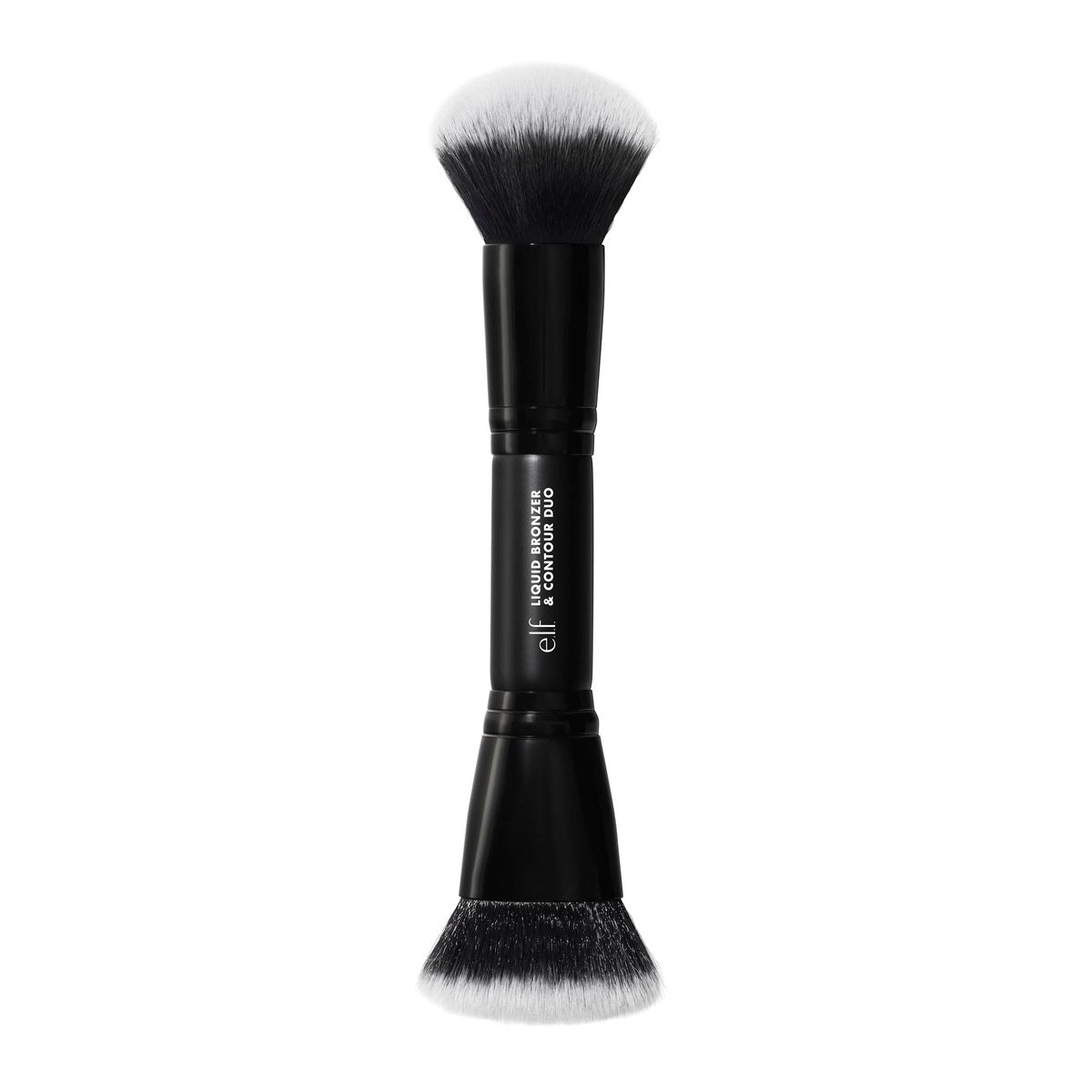 e.l.f. Liquid Bronzer & Contour Duo Brush – Seidig-pigmentierte Formel mit Doppelendpinsel, 100% vegan & tierversuchsfrei