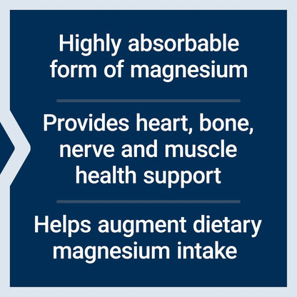 Life Extension Magnesium Glycinat – Herzgesundheit, Knochen, Nerven & Muskeln, hoch bioverfügbar, glutenfrei, nicht-GVO, vegetarisch, 90 Kapseln