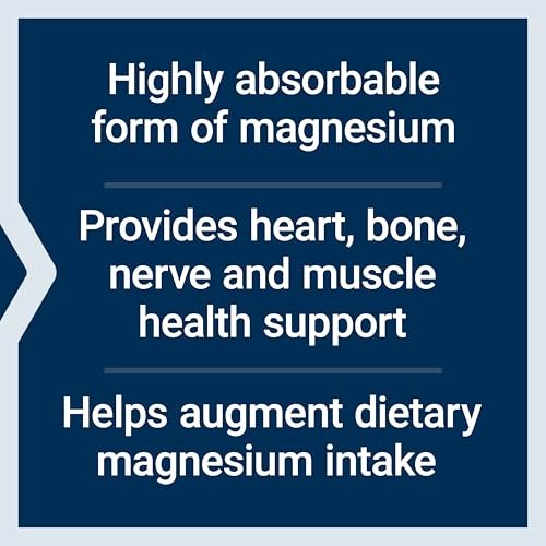 Life Extension Magnesium Glycinat – Herzgesundheit, Knochen, Nerven & Muskeln, hoch bioverfügbar, glutenfrei, nicht-GVO, vegetarisch, 90 Kapseln