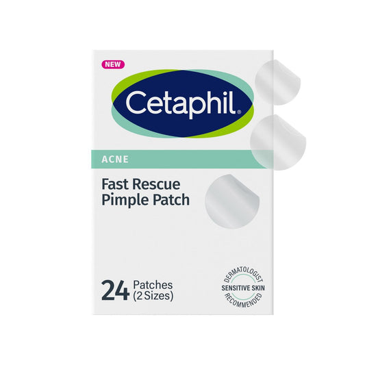 Cetaphil Akne-Pflaster für empfindliche Haut, mit Salicylsäure, CICA und Herzblattextrakt, 24 Stück