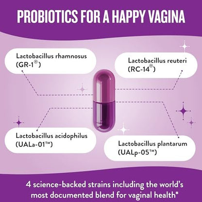 Legendairy Milk Smitten Kitten™ - Vaginale Probiotika für Frauen - Klinisch getestete Lactobacillus Reuteri für die vaginale Gesundheit - Unterstützt pH-Gleichgewicht, Flora und Harnwegsgesundheit