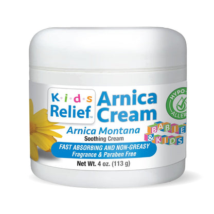 Kids Relief Arnica Creme – Natürliche, beruhigende & hypoallergene Creme für empfindliche Kinderhaut, 118 ml (1er-Pack)
