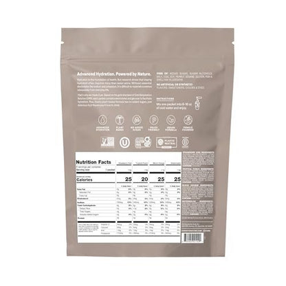 Cure Hydration | Pflanzlicher Elektrolyt-Drink-Mix | Ohne Zuckerzusatz | FSA-HSA | Dehydrationshilfe mit Kokoswasser | Non-GMO | Vegan | 8 Portionen - Tropische Sortenvielfalt