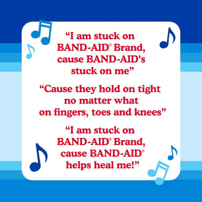 BAND-AID Marke flexible Stoff-Pflaster, komfortabler steriler Schutz & Wundversorgung für kleine Schnitte & Verbrennungen, Jubiläumsdose, verschiedene Größen, 50 Stück