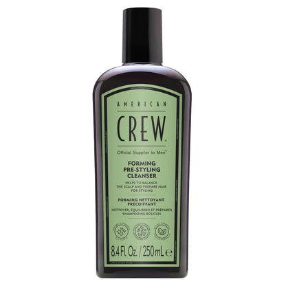 AMERICAN CREEN Pre-Styler Forming Shampoo für strukturiertes & lockiges Haar, Anti-Frizz & Lockendefinition, mit Jojobaöl, vegan, 250 ml