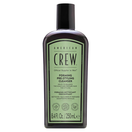 AMERICAN CREEN Pre-Styler Forming Shampoo für strukturiertes & lockiges Haar, Anti-Frizz & Lockendefinition, mit Jojobaöl, vegan, 250 ml