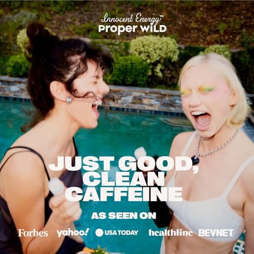 Proper Wild Vegane Energy Shots mit L-Theanin & Bio-Koffein – Cleaner pflanzlicher Energydrink, glutenfrei, zuckerfrei, Geschmackspaket Favorite, 6er-Pack à 74 ml