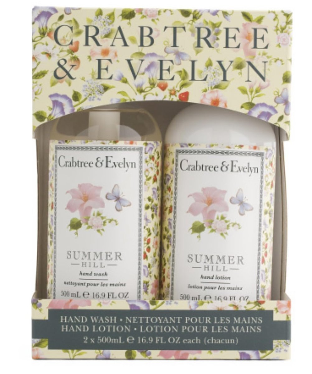 Crabtree & Evelyn Summer Hill Hand Wash und Hand Lotion 2er-Set