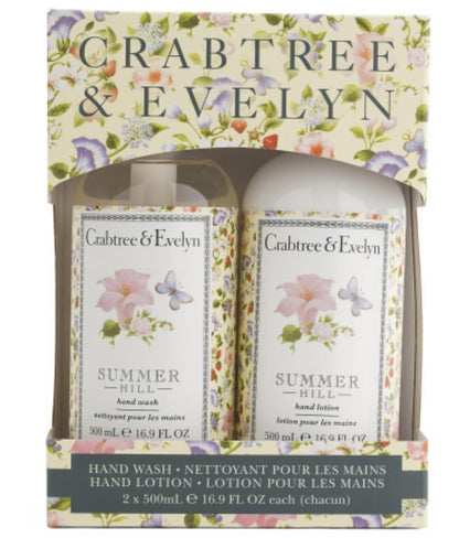 Crabtree & Evelyn Summer Hill Hand Wash und Hand Lotion 2er-Set