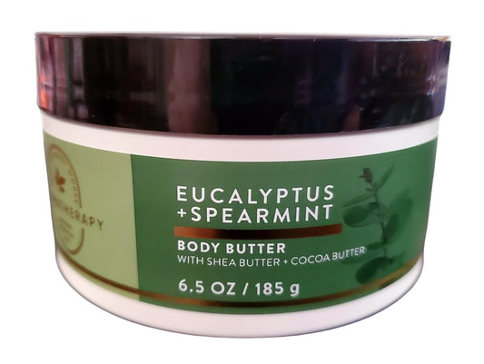 Bath and Body Works Eucalyptus Spearmint Aromatherapie Körperbutter 6,5 Unzen