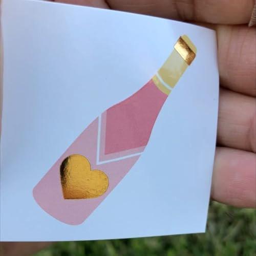 Galentine’s Day temporäre Tattoos – 30er-Pack – Perfekt für Brunch-Partys – Damen feiern Damen – Friends Valentine’s Day – hautsicher
