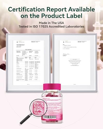 Magnesium Glycinat Plus Gummies 860 mg, Zuckerfrei, Nicht-GVO, Glutenfrei, Magnesium Gummis für Erwachsene & Kinder, Schlaf, Entspannung & Fokus, Magnesium Ergänzung für Frauen, Gemischter Beerengeschmack, 120 Stück