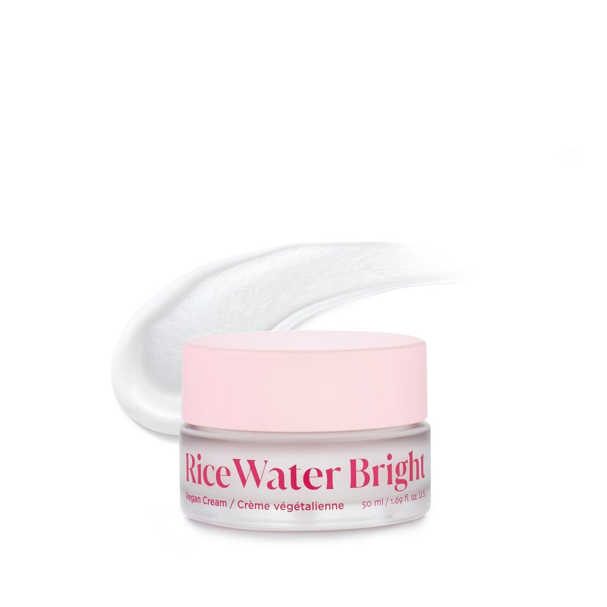 The Face Shop Rice Water Bright Vegan Feuchtigkeitscreme - Schnell einziehende Formel mit Niacinamid & Hyaluronsäure - Koreanische Hautpflege, 200 ml