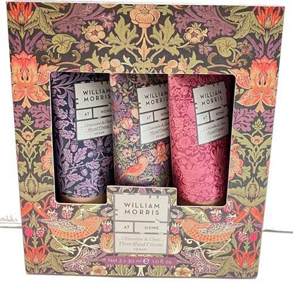 Heathcote & Ivory William Morris At Home Clementine & Clove Handcreme Trio Acorn
