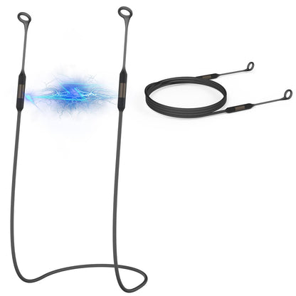 Softvox Ohrstöpsel Lanyard 2 Stück, Magnetischer Zugfester Sicherheitsverbinder, Anti-Verlust Silikonband für alle Ohrstöpsel, Kopfhörer und In-Ear-Kopfhörer mit abnehmbaren Aufsätzen