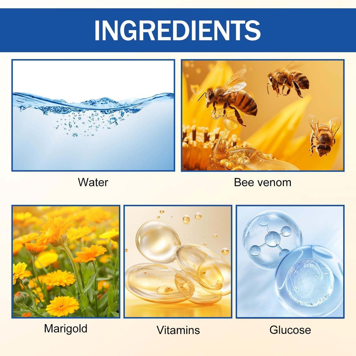 2er-Pack Bienen-Gift-Creme, MILEDY Bienen-Gift-Advanced-Creme, professionelles Bienen-Gift-Gel, feuchtigkeitsspendende Hautpflege
