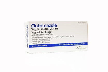 H2 pharma Clotrimazol Creme, USP 1%, 45 g Tube mit 1 wiederverwendbaren Applikator, 7-Tage-Behandlung
