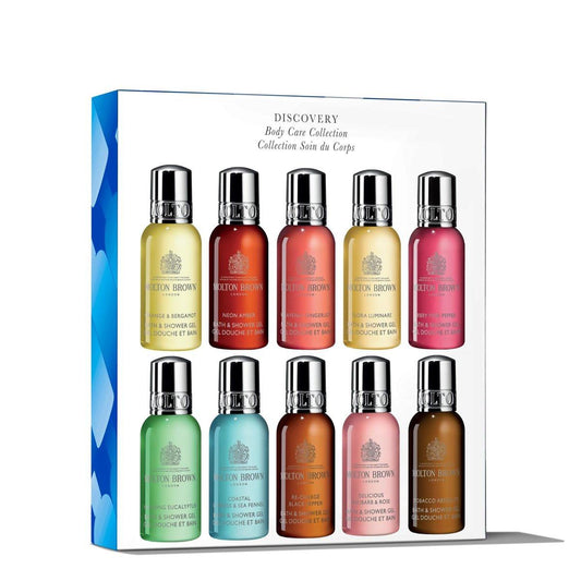Molton Brown Discovery Body Wash Body Care Collection – 10 x 30 ml Reisegrößen, Multicolor