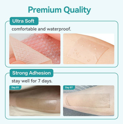 Dimora Medizinisches Silikon-Narbenpflaster – Ultrawelche Silikon-Narbenband (1,6" x 60" Rolle), hypoallergen, zur Narbenentfernung nach Operationen, Kaiserschnitt, Bauchdeckenstraffung, Keloidbehandlung